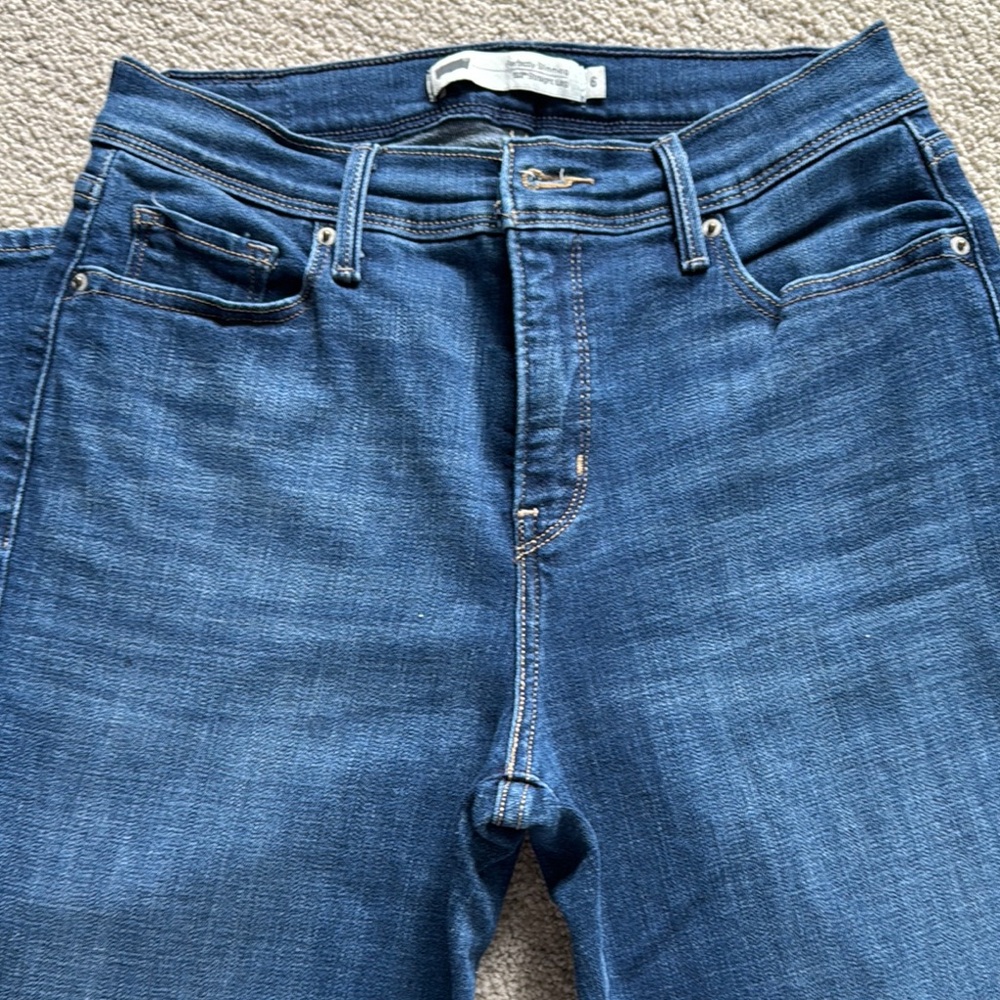 Levi's Blue Straight Leg Jeans Classic Denim